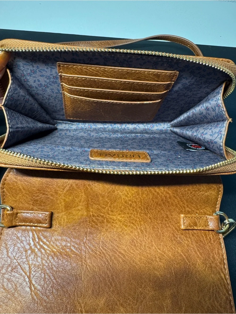 Urban Expressions Chestnut Brown Crossbody Bag